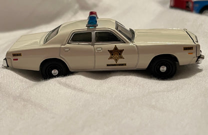 1:64 1977 Plymouth Fury - Hazzard County Sheriff (Hobby Exclusive) **RETIRED ITEM**