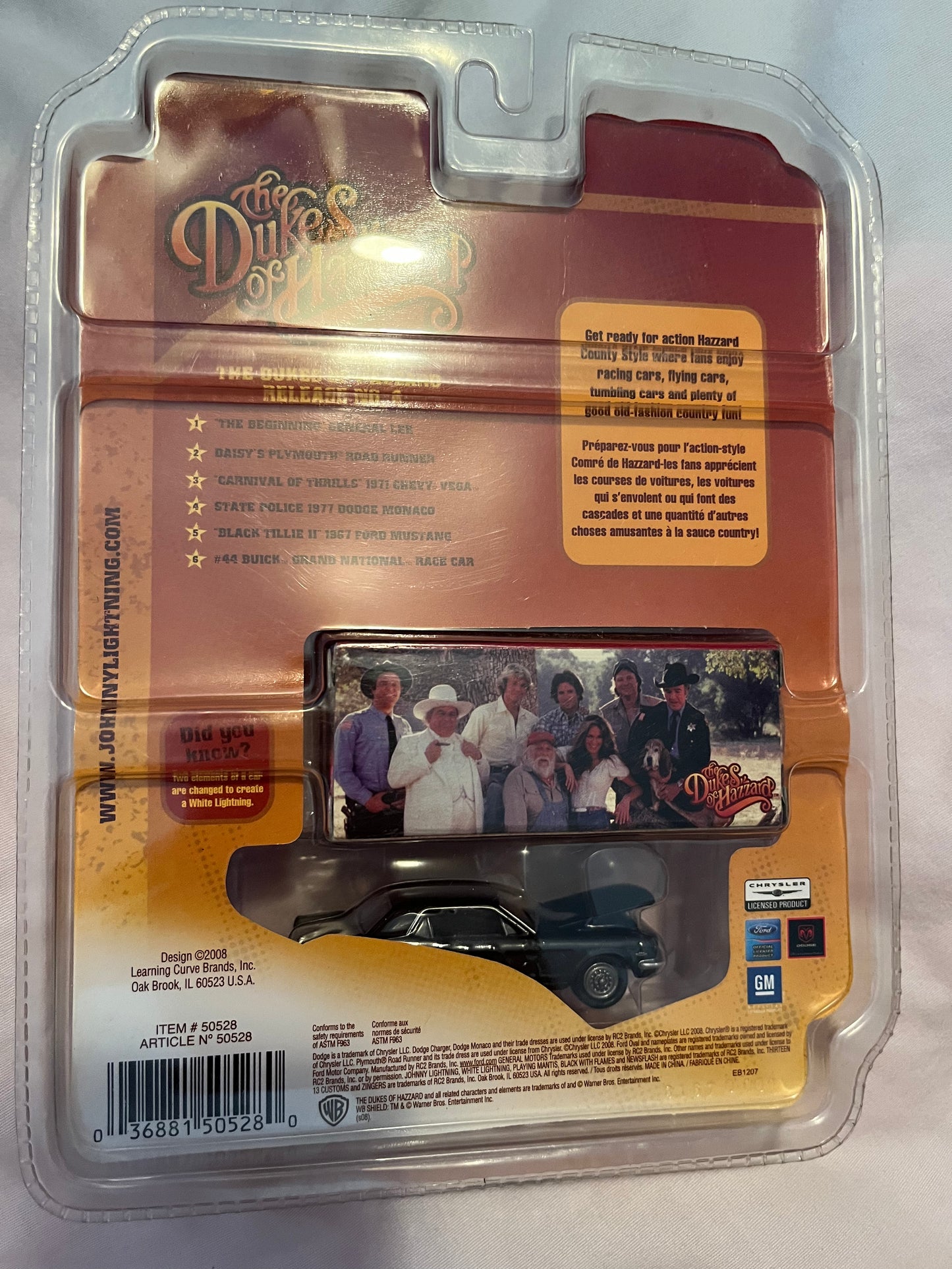 1:64 Black Tillie II 1967 Ford Mustang Johnny Lightning Series 4 NOS