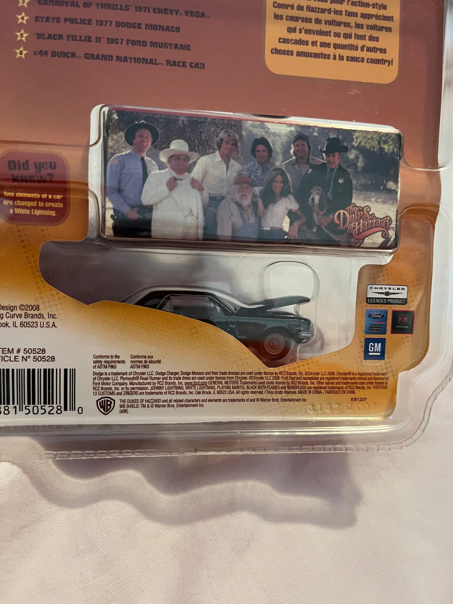 1:64 Black Tillie II 1967 Ford Mustang Johnny Lightning Series 4 NOS