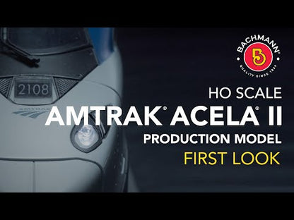 BACHMANN 01206 HO SPECTRUM AMTRAK ACELA II STARTER TRAIN SET