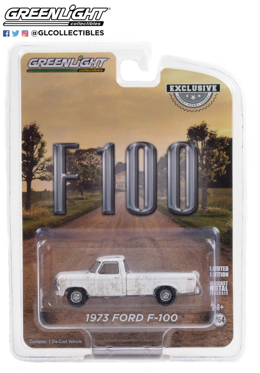 1:64 1973 Ford F-100 White Weathered (Hobby Exclusive)