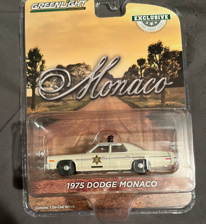 1:64 1975 DODGE MONACO (HAZZARD COUNTY SHERIFF) GREENIE